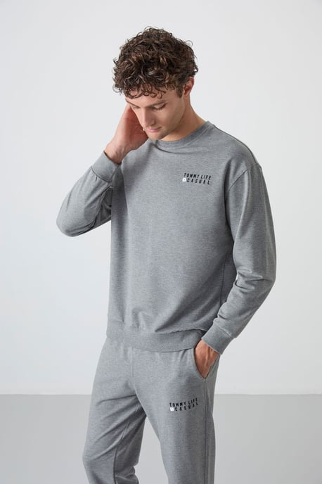 Heren Oversized Sweatshirt en Broek Set - Image 2