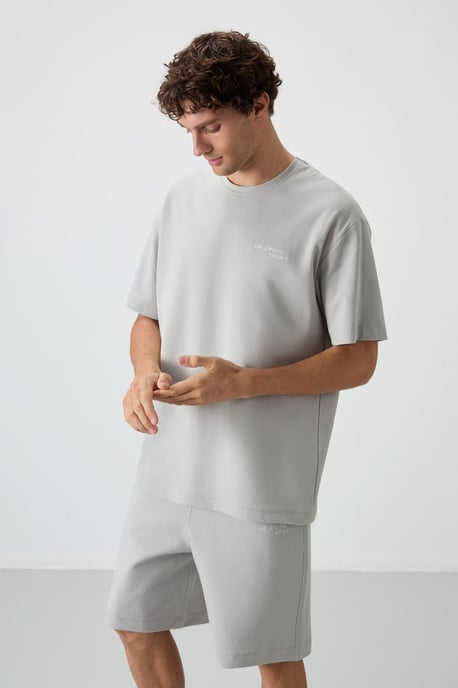 Oversized Korte Mouwen T-Shirt en Shorts Set - Image 3