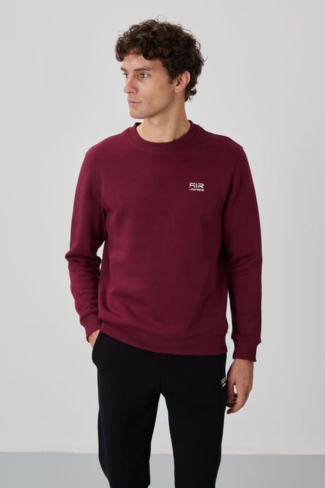 Men's Cotton-Polyester Fleece Sweatshirt And Pants Set - Image 2