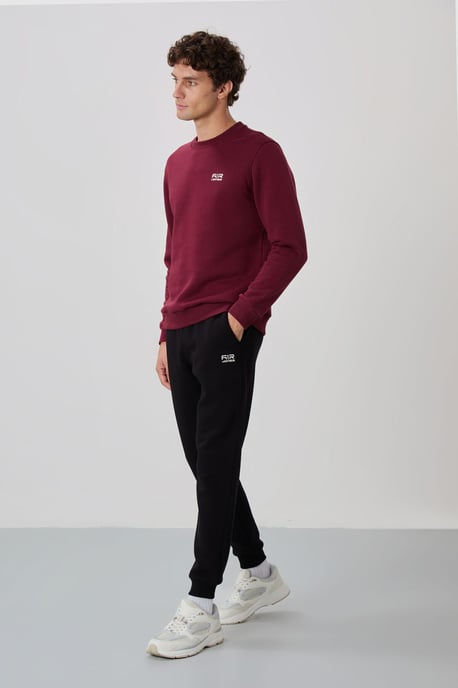Men's Cotton-Polyester Fleece Sweatshirt And Pants Set - Image 5