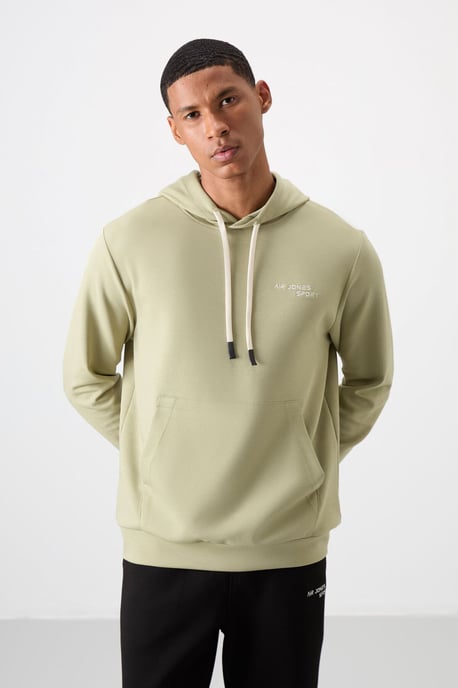 Men's Hooded Sweatshirt And Pants Set - Image 2