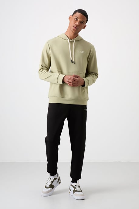 Men's Hooded Sweatshirt And Pants Set - Image 5