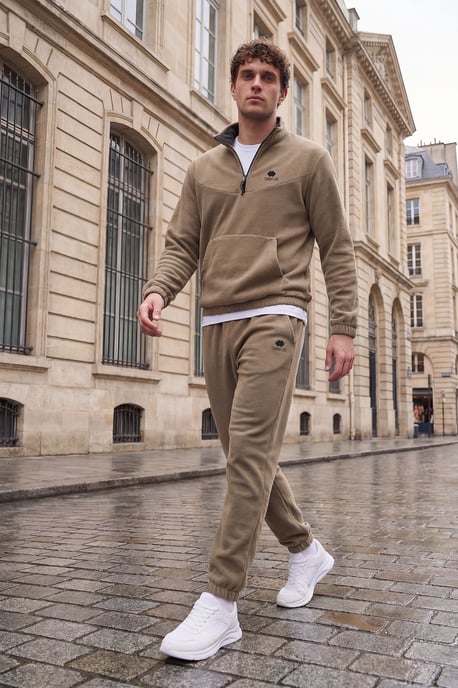 Mannen Polyester Sweatshirt en Broek Set - Image 1