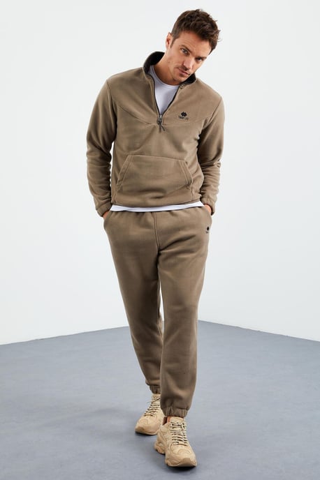 Mannen Polyester Sweatshirt en Broek Set - Image 2