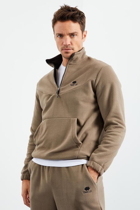 Mannen Polyester Sweatshirt en Broek Set - Image 4