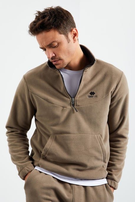 Mannen Polyester Sweatshirt en Broek Set - Image 5