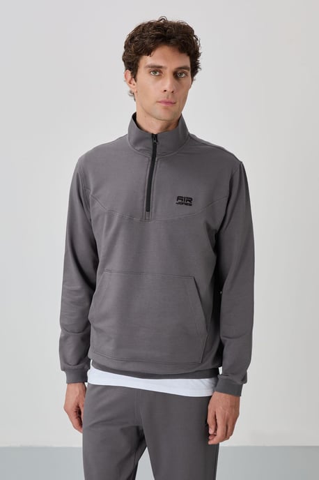 Heren Sweatshirt met Ritssluiting en Broekset - Image 2