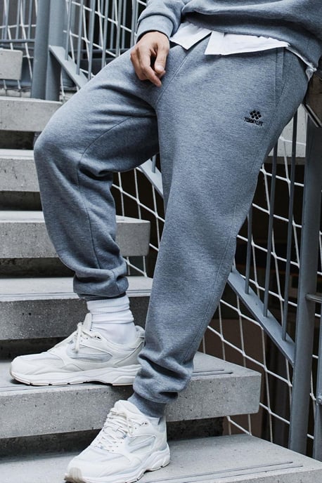 Heren Katoen-polyester Fleece Sweatshirt en Broek Set - Image 3