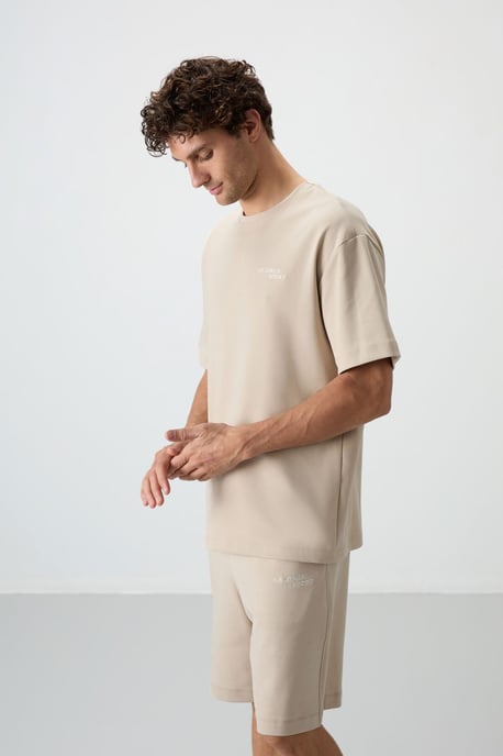 Overmaatse Korte Mouwen T-Shirt En Short Set - Image 3