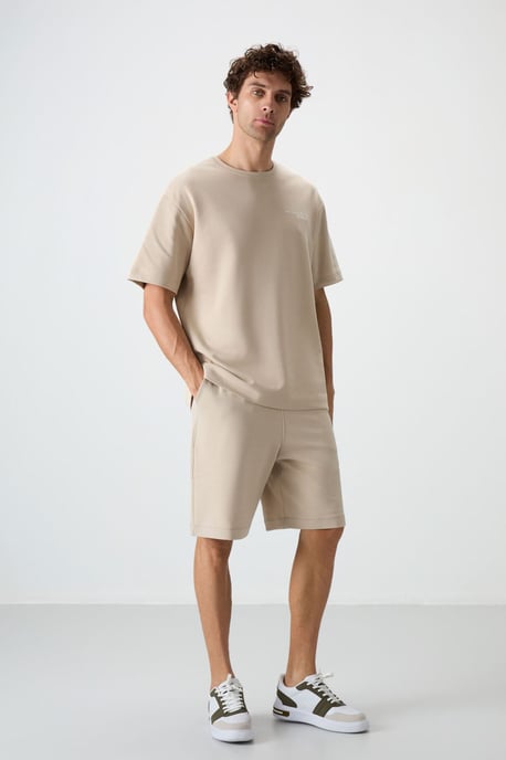Overmaatse Korte Mouwen T-Shirt En Short Set - Image 4