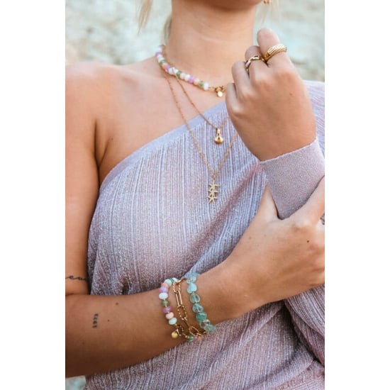Label Kiki We shell sea necklace gold - Image 2