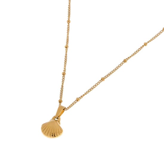 Label Kiki We shell sea necklace gold - Image 3