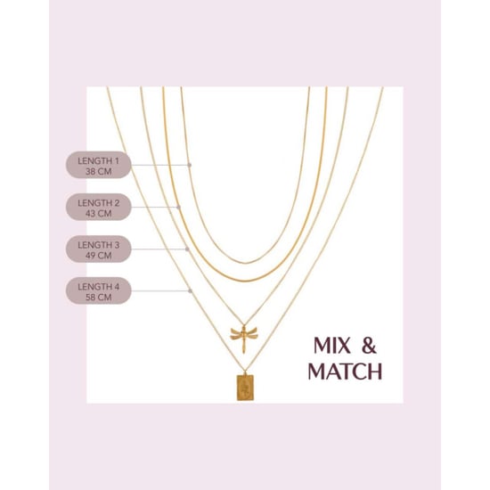 Label Kiki We shell sea necklace gold - Image 4