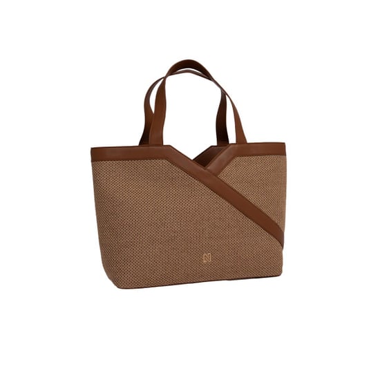 Nikkie Alvino raffia shopper - Image 3