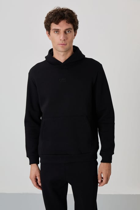 Men's Hooded Sweatshirt And Pants Set - Image 2