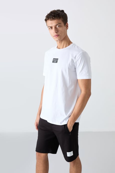 Bedrukte Katoenen Jersey T-Shirt en Shorts Set - Image 3