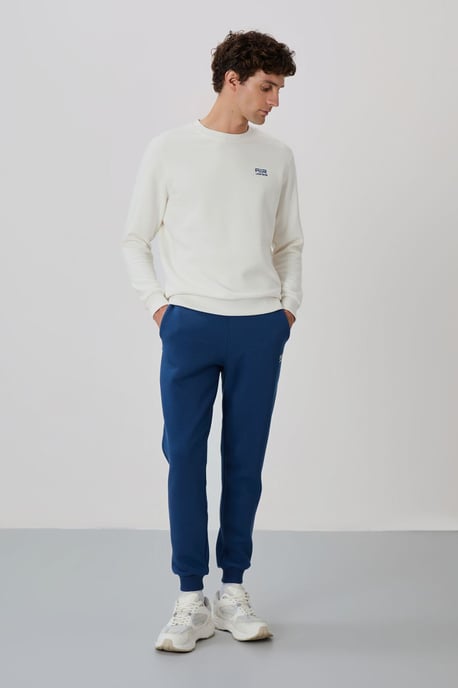 Heren Katoen-Polyester Fleece Sweatshirt en Broeklset - Image 5