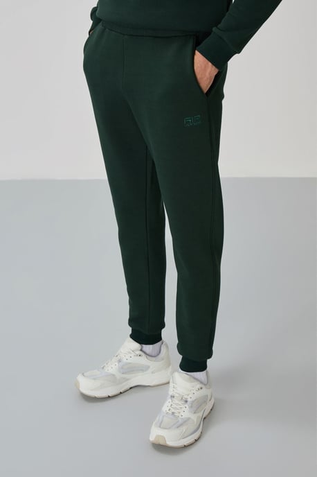 Men's Cotton-Polyester Fleece Sweatshirt And Pants Set - Image 3
