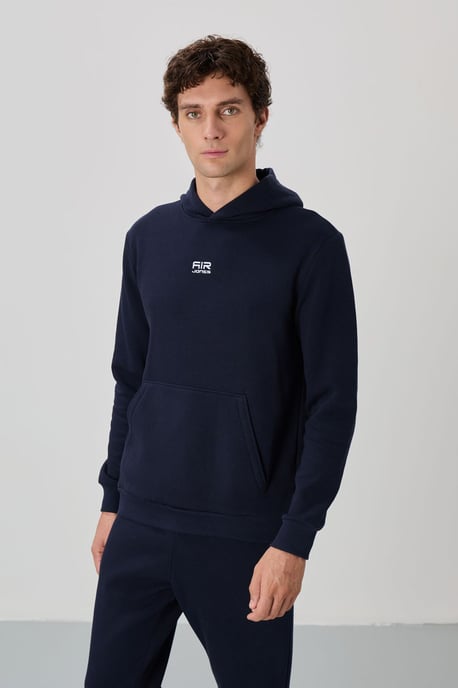 Men's Hooded Sweatshirt And Pants Set - Image 2