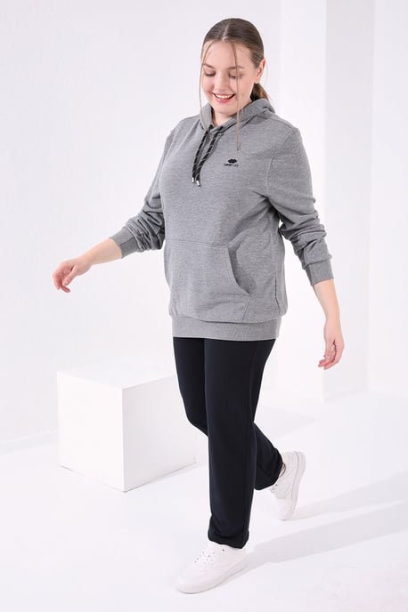 Kvinnors Rakbenade Stickade Sweatpants - Image 2