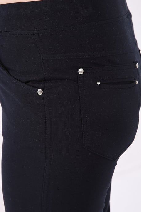 Kvinnors Rakbenade Stickade Sweatpants - Image 4