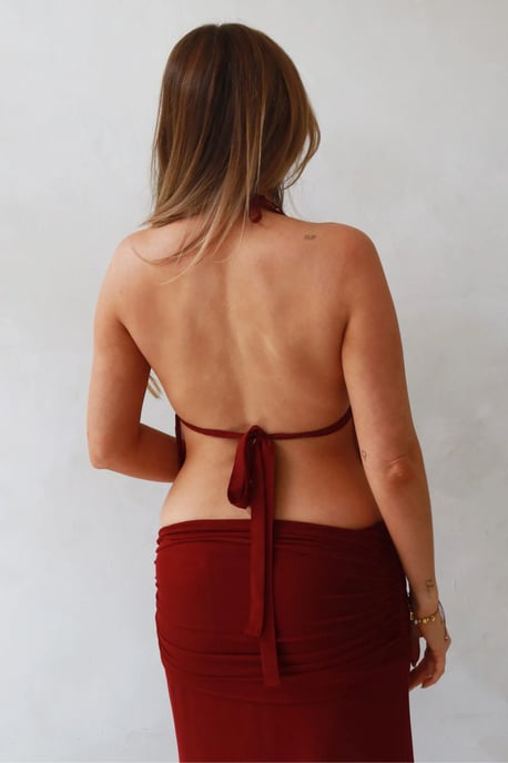 Gabrielle Deep V-ringad Blus - Image 2