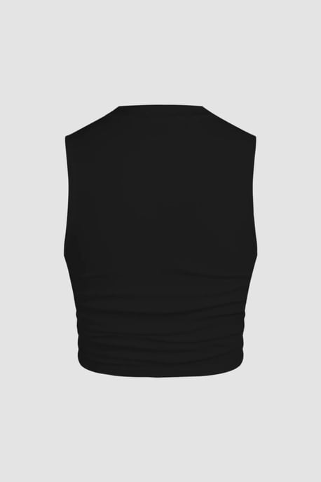 Solid Rynkad Blus - Image 2