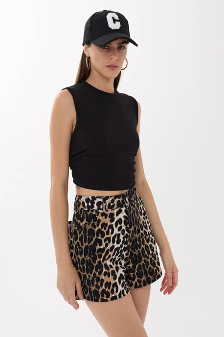 Solid Rynkad Blus - Image 4