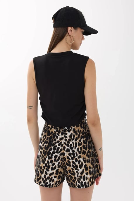 Solid Rynkad Blus - Image 5