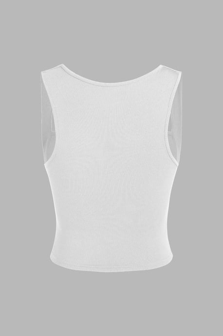 Gerimpelde Blouse met Vierkante Hals - Image 4