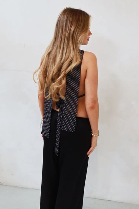Gabrielle Djup V-ringad Blus - Image 2