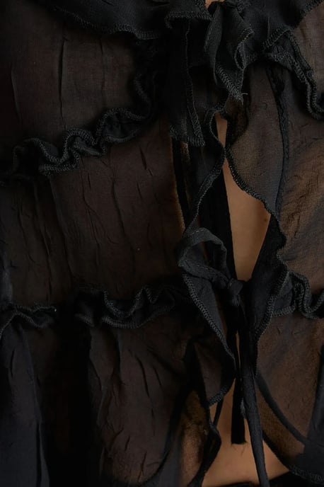 Volangdetalj Tyllblus - Image 5