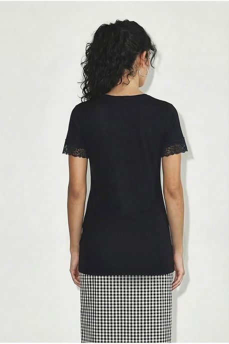 V-hals Slim Fit Blouse - Image 5