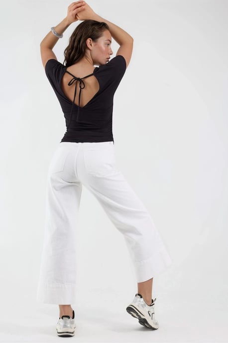 V-hals Blouse met Strikdetails - Image 5