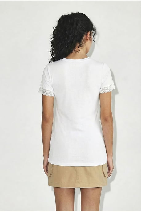 V-hals Slim Fit Blouse - Image 5