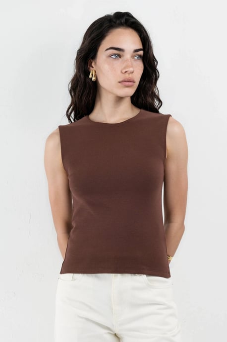 Mouwloze Top met Ronde Hals - Image 6