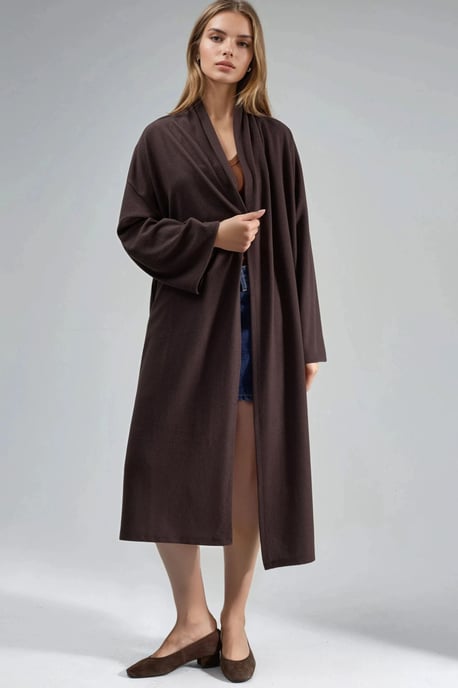 Pull-On Lång Passform Cardigan - Image 1