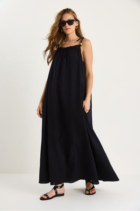 Maxi-jurk met Ruffles Detail - Image 3