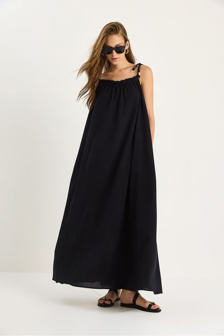 Maxi-jurk met Ruffles Detail - Image 4