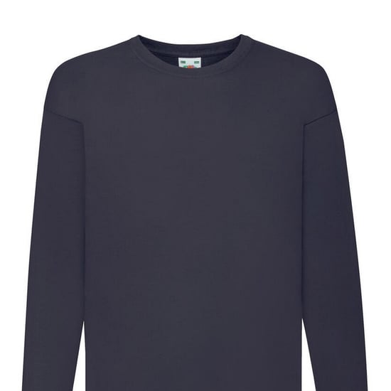 Fruit of the Loom Effen T-shirt met lange mouwen voor kinderen/kids (Deep Navy) - Image 2