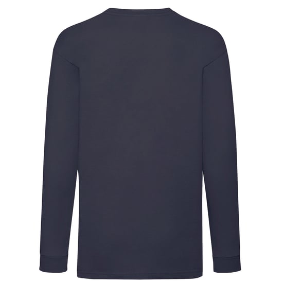 Fruit of the Loom Kinder/Kids Valueweight T-shirt met lange mouwen (Deep Navy) - Image 2