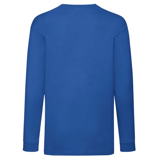 Fruit of the Loom Kinder/Kids Valueweight T-shirt met lange mouwen (Koningsblauw) - Image 2