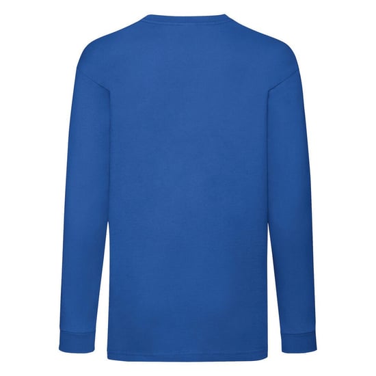 Fruit of the Loom Effen T-shirt met lange mouwen voor kinderen/kids (Koningsblauw) - Image 2