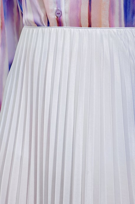 Hoge Taille Maxi Rok met Rimpeldetail - Image 5