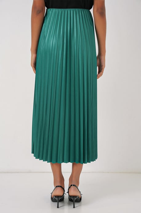 Hoge Taille Maxi Rok met Rimpeldetail - Image 6