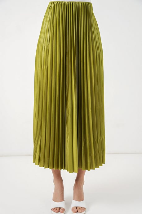 Hoge Taille Maxi Rok met Rimpeldetail - Image 2