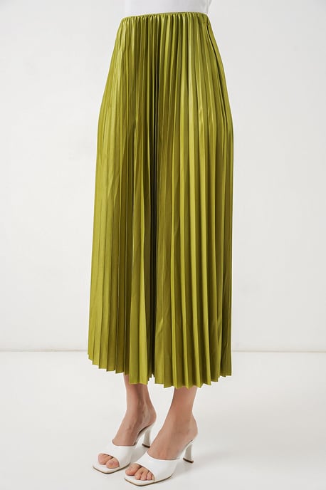 Hoge Taille Maxi Rok met Rimpeldetail - Image 4