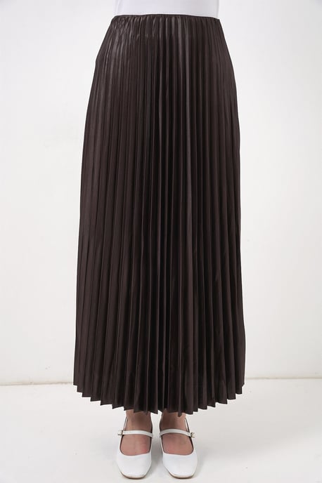 Hoge Taille Maxi Rok met Rimpeldetail - Image 4