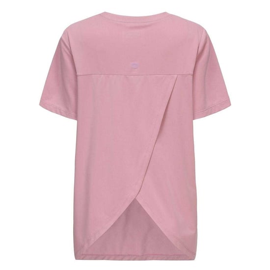 Slazenger Trainings-T-shirt voor dames met gekruiste zoom (Roze) - Image 2