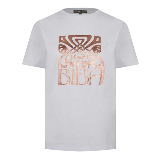 Biba Dames/Dames Logo T-Shirt (Wit) - Image 2